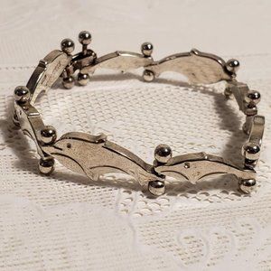 925 silver dolphin bracelet